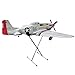 Airplane Display Stand 106×51×35cm Multi-Function Bracket for RC Model (Silver)