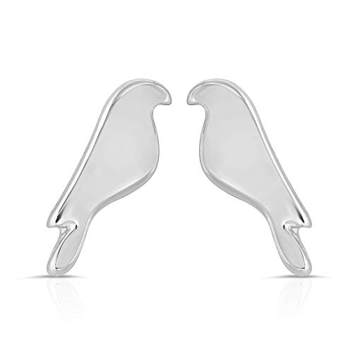 Lucky Feather Little Bird Stud Earrings for Women - Sterling Silver Plated Earrings Will Help Troubles Fly Away, Presented on Sentimental Message Card, Ideal Gifts for Women and Teens Lucky Feather Little Bird Stud Earrings for Women - Sterling Silver Plated Earrings Will Help Troubles Fly Away, Presented on Sentimental Message Card, Ideal Gifts for Women and Teens