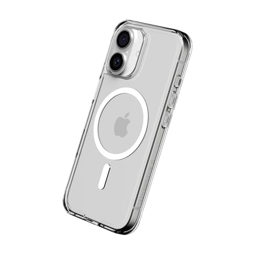 Coque iPhone 17 anti-jaunissement transparente force magnétique