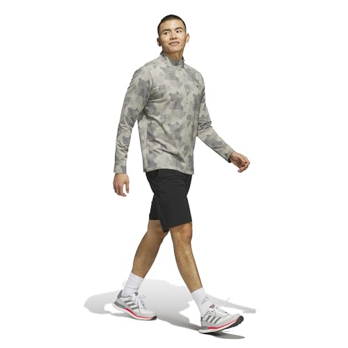 adidas Men's Go-to Printed Quarter-Zip Pullover3