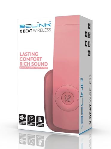 BeLink X Beat Wireless Foldable Headphones Limited Pink