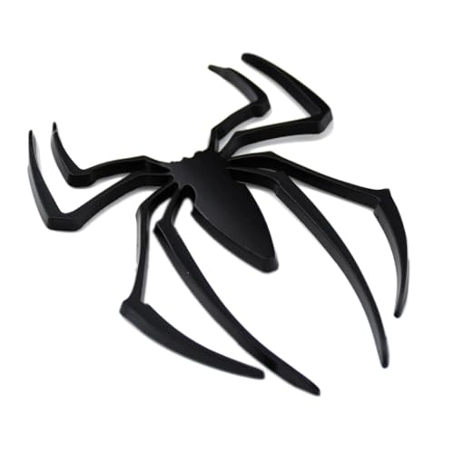 Image of 3D Metal Black Widow Spider Emblem Badge with Adhesive for Can-Am Spyder F3 RT R 600
