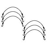 Angoily 6 Stück Elastische Pferdedecken Beingurte 56cm mit Doppelseitigen Clips Wetterfeste...