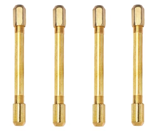 4Pcs Double Sided Pin Vise, Hand Drill Chuck Wire Tool Mini Pin Vise Wire Tools Model Hand Drill for Handicraft Carving Watch Making Repairing Tool