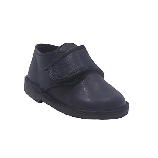 800FP - Zapato Velcro colegial Azul Marino (25)