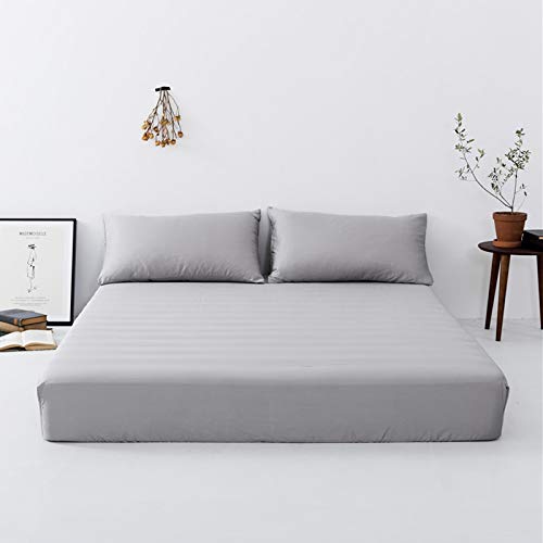 haiba Drap-Housse pour lit Super King Size Anthracite 180cmx200cm