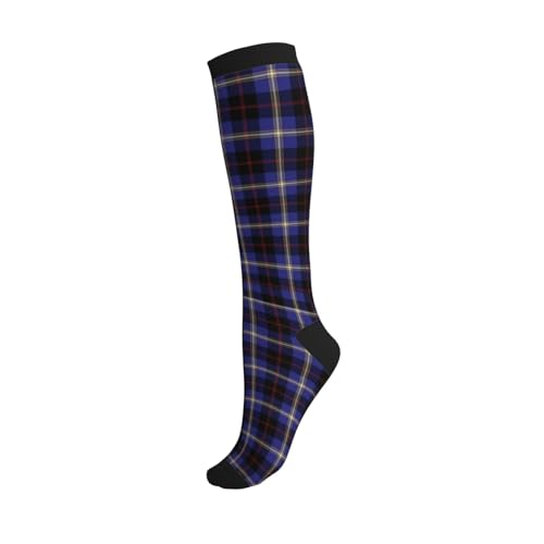 Clan Hill Tartan Compression Socks, Suitable For Both Men And Women - Perfect For Running, Grooming, Hiking, Flying, And Traveling2