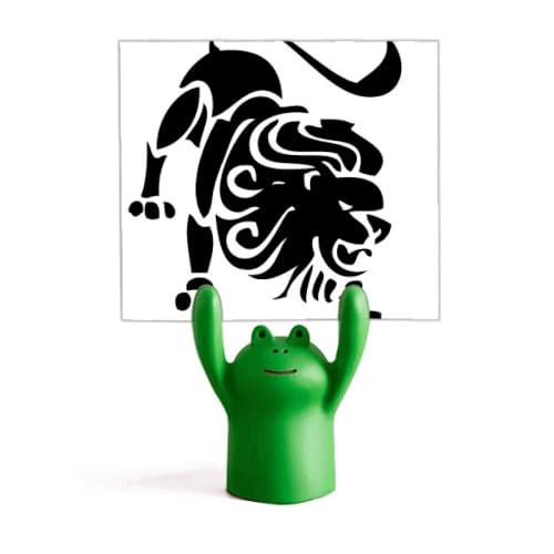 Support de mémo constellation Lion grenouille de décoration table
