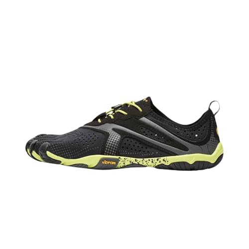 Vibram Five Fingers V-RUN, Scarpe da corsa Uomo, Multicolore (Black/Yellow),