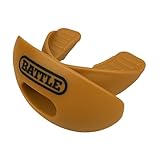 Battle Oxygen Lip Protector Mouthguard, Metallic Gold