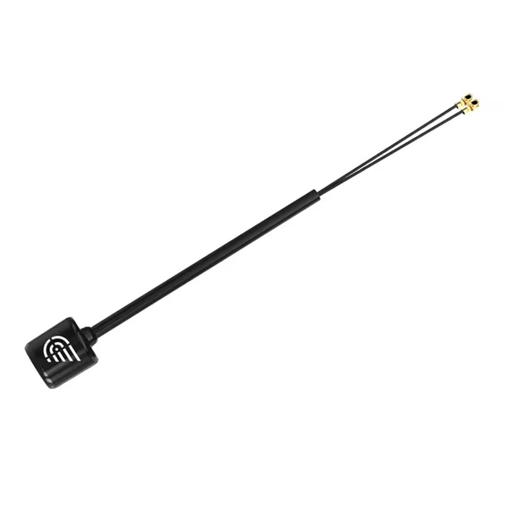 O3 - Antenna doppia da 5,8 GHz, lunghezza 170 mm, interfaccia UFL/IPEX, adattata all'unità d'aria O3, accessori per Runcam compatibile DJ I O3 (1 pezzo, nero-O3)