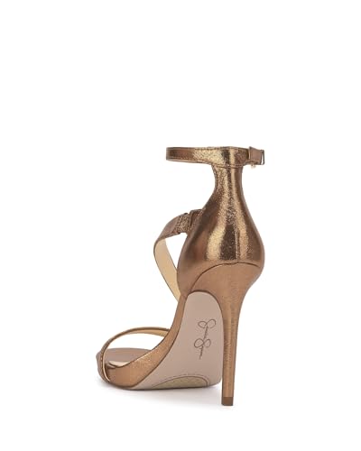Jessica Simpson Women's Rayli Heeled Sandal, Bronze, 83