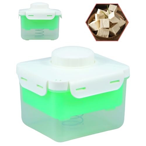 Adjustable Tofu Press with Drainage, BPA Free, 15.5×13.5×13.5cm