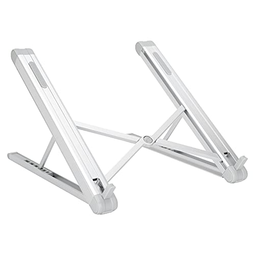 Support de tablette en alliage d'aluminium argenté au design minimaliste