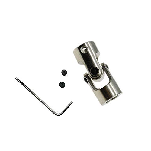 SUOFEILAIMU-PHONE CASE Metal Coupler 1PC 2/3/3.17/4/5/6/6.35/8/10mm Shaft Coupler for Motor Connector Metal Universal Joint Coupling (Inner Diameter : 5mm 5mm)