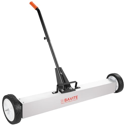 E BAVITE 55lbs Nail Magnetic Sweeper,36 Inches Heavy Duty Telescopic