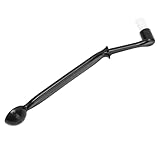 Akozon Multifunktionale Kaffeemaschinen-Reinigungsbürste mit Verlängertem Griff – Robustes Kopfreinigungswerkzeug aus Kunststoff und Nylon für das Brauen zu Hause