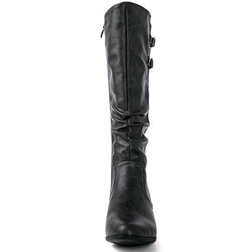 GLOBALWIN Women's Knee-High Boots Tall Fashion Dress Boots4