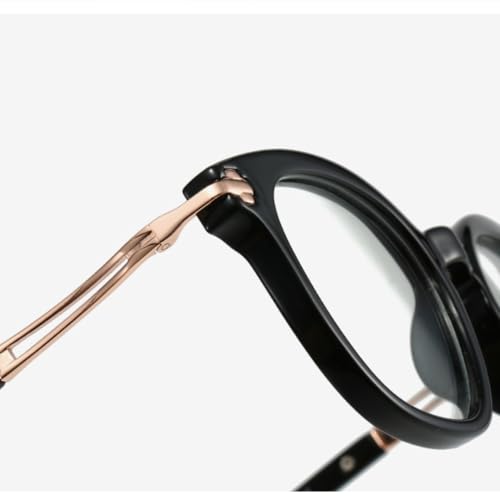 Montures ovales ultra-légères artisanales au design rétro d'exception
