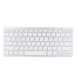 Dpofirs Russische Tastatur, ultradünne drahtlose Tastatur