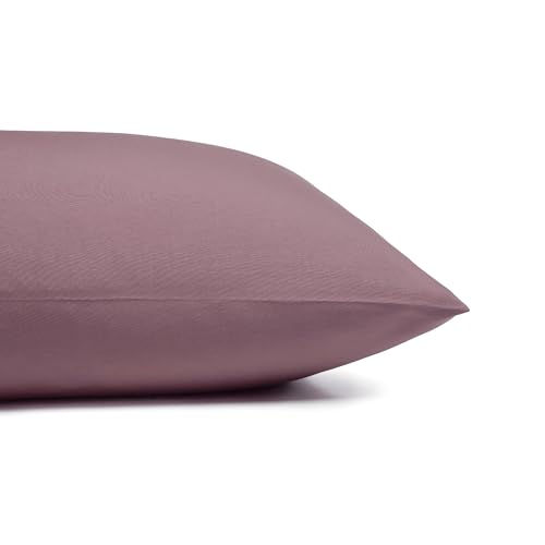 Image of Amazon Basics Lightweight Microfiber 4-Piece Bed Sheet Set, Full, Rose, Solid