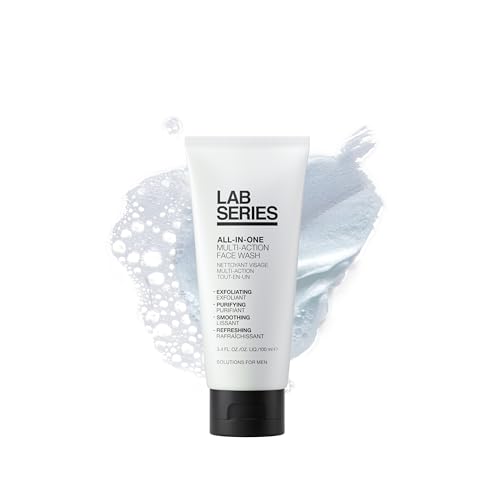 Lab Series Men's All-In-One Multi-Action Face Wash - Face Scrub - Cleanse and Purify Skin - Skin Care for Men, 3.4 Fl Oz