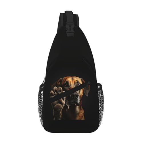 Sac à bandoulière léger motif pattes de chien pour ne plus s'encombrer en voyage