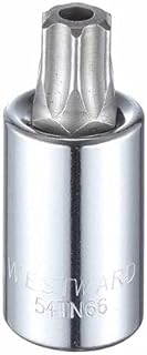 Socket Bit, Steel, 1/2 in, TpSz T60-6 pack