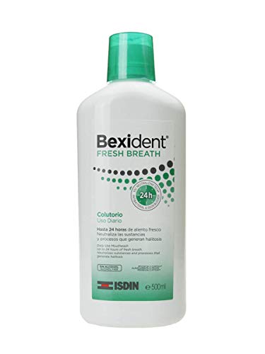 ISDIN Bexident Fresh Breath Uso Diario Colutorio con CPC + Cymenol, Aliento fresco en 24h y ayuda a mejorar la sequedad bucal, 1 x 500ml