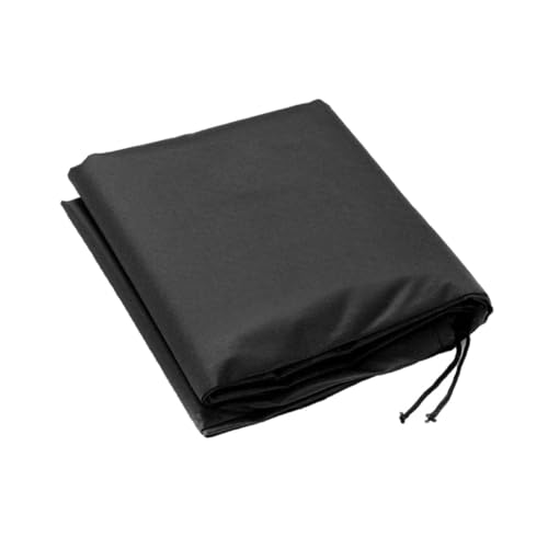 Abaodam 1Pcs Outdoor Oxford Cover for Table Tennis Table Durable Protector for All Seasons Lightweight and Weather Resistant Black and Silver