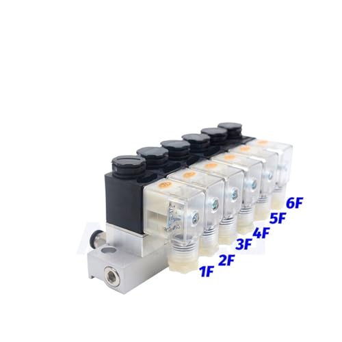 Électrovanne à air multivoie 2V025-08 avec commande électrique unique DC24V stable - 3