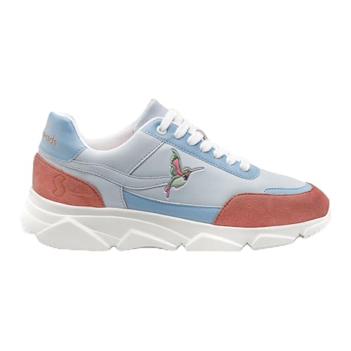 Image of SOLETHREADS Birdie Printed Sneaker for Women| Fashionable |Lightweight| Comfortable | Trendy | Lace-up | Cushioned Insole | Premium Casual Shoes for Women