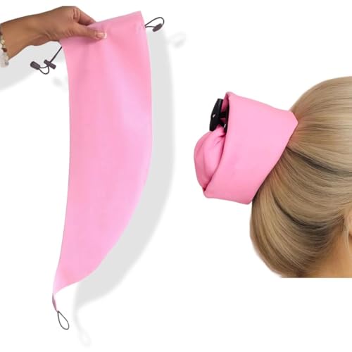 Waterproof Hair Sleeve for Long Hair Crown Washing Shower Cap Ponytail Adjustable & Easy to Clean Reusable for Quick Root Refresh Protect Styled Hair for Shower Gym Travel Beach