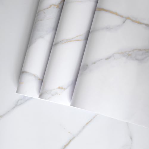 Matte Marble Contact Paper for Countertops Marble Peel and Stick Wallpaper