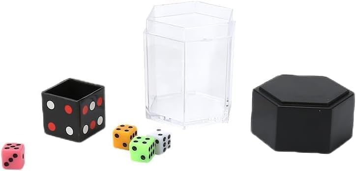MOMOMAGE Dice Bomb Magic Tricks Explode Explosion Dice Magic Props for Magicians Close up Street Illusions Gimmicks Mentalism Novelty Funny Toy (Multicolor)