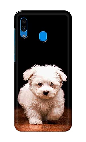 Image of PRINTFIDAA� Printed Hard Back Cover Case for Samsung Galaxy A20 | Samsung Galaxy M10s Back Cover (Puppy Dog) -2808