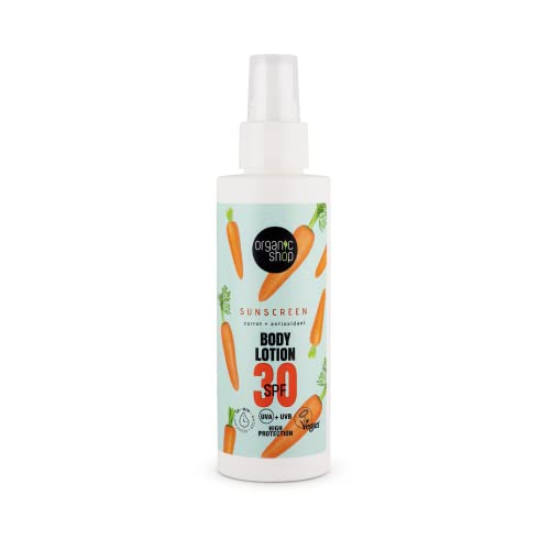 Organic Shop Suncare Body Lotion 30 SPF, 150 ml, Blue, 150 ml (Pack of 1)