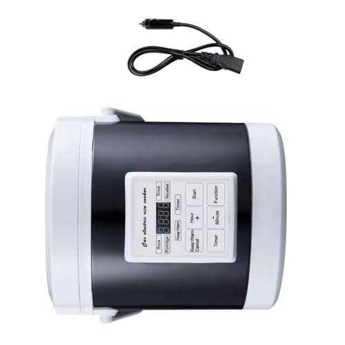 12V/24V Portable Car Rice Cooker Metal Texture For Home And Travel Use With Nonstick Inner Pots And Features