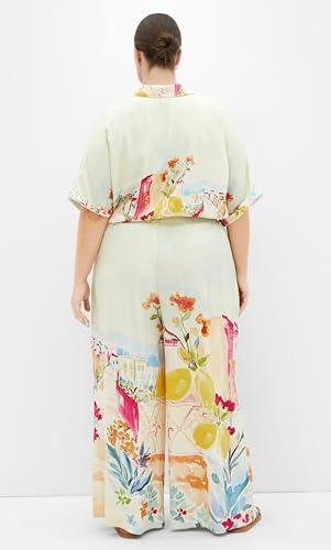 City Chic Women's Plus Size Pants - Mosaic3