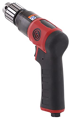 Chicago Pneumatic Cp9790C - Air Power Drill, Hand Drill, Power Tools & Home Improvement, 3/8 Inch (10 Mm), Keyed Chuck, Pistol Handle, 0.48 Hp / 360 W, Stall Torque 4.1 Ft. Lbf / 5.5 Nm - 2100 Rpm #TOP2