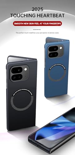 Funda Google Pixel 9 Pro Fold con imán carcasa delgada azul lejano 6