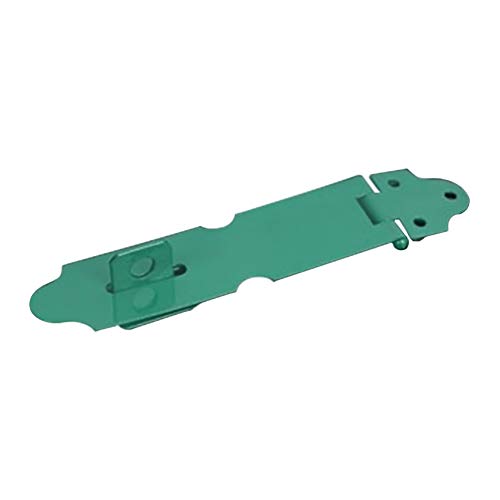 MroMax Vorhängeschloss, 118 x 32 mm, Bügelverschluss, Eisen, Sicherheitstürverschluss, Torschloss, Türschloss, Drehverschluss, Grün, 1 Stück