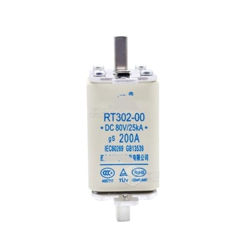 Fusible à couteau RT302-00 200A haute performance 80V pour armoire électrique