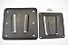 PAW International RV TV Bracket (Polymer) 2 Piece Set, Black
