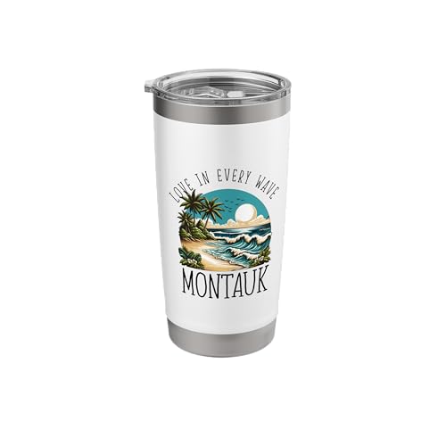 Love in every wave - Montauk Stainless Steel Insulated Tumbler