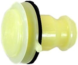 Hex nut with integrated washer for spoiler