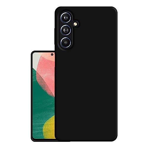 Image of HELLO ZONE Exclusive Matte Finish Soft Back Case Cover for Samsung Galaxy F54 5G / M54 5G - Black