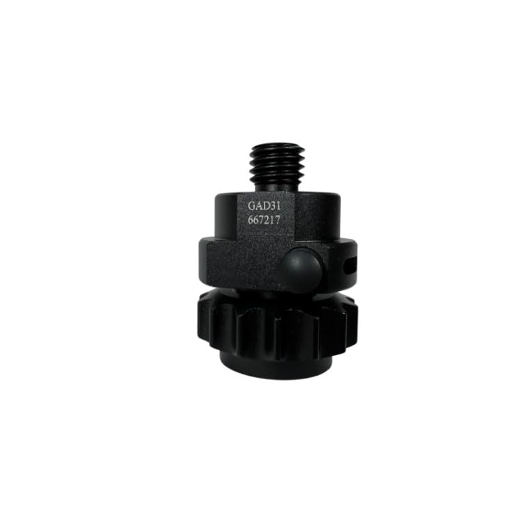 GAD31 Swiss Style Adapter – Schraub-zu-Zapfen-Adapter 5/8" für GNSS-Antennen & Prismen – Wild-kompatibel mit Verdrehschutz