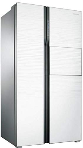 Image of Samsung 604 L Inverter Frost-Free Side-by-Side Refrigerator (RS55K52A01J /TL, Shiny River Pattern)
