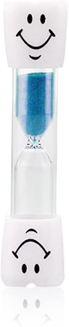 Brushing Timer, Sand Timer, 3 Minute Dental Hourglass for Kids, Tooth Brushing Sand Timers, Kids Teeth Brushing Timer, Smile Sand Egg Timer (1 Piece)